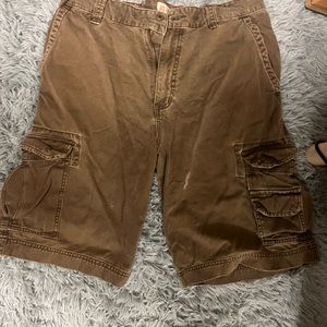 Brown Cargo Shorts